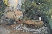 Joaquin Sorolla Fountain Garden USA oil painting artist